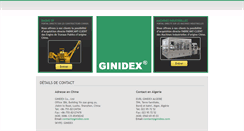 Desktop Screenshot of ginidex.com