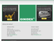 Tablet Screenshot of ginidex.com